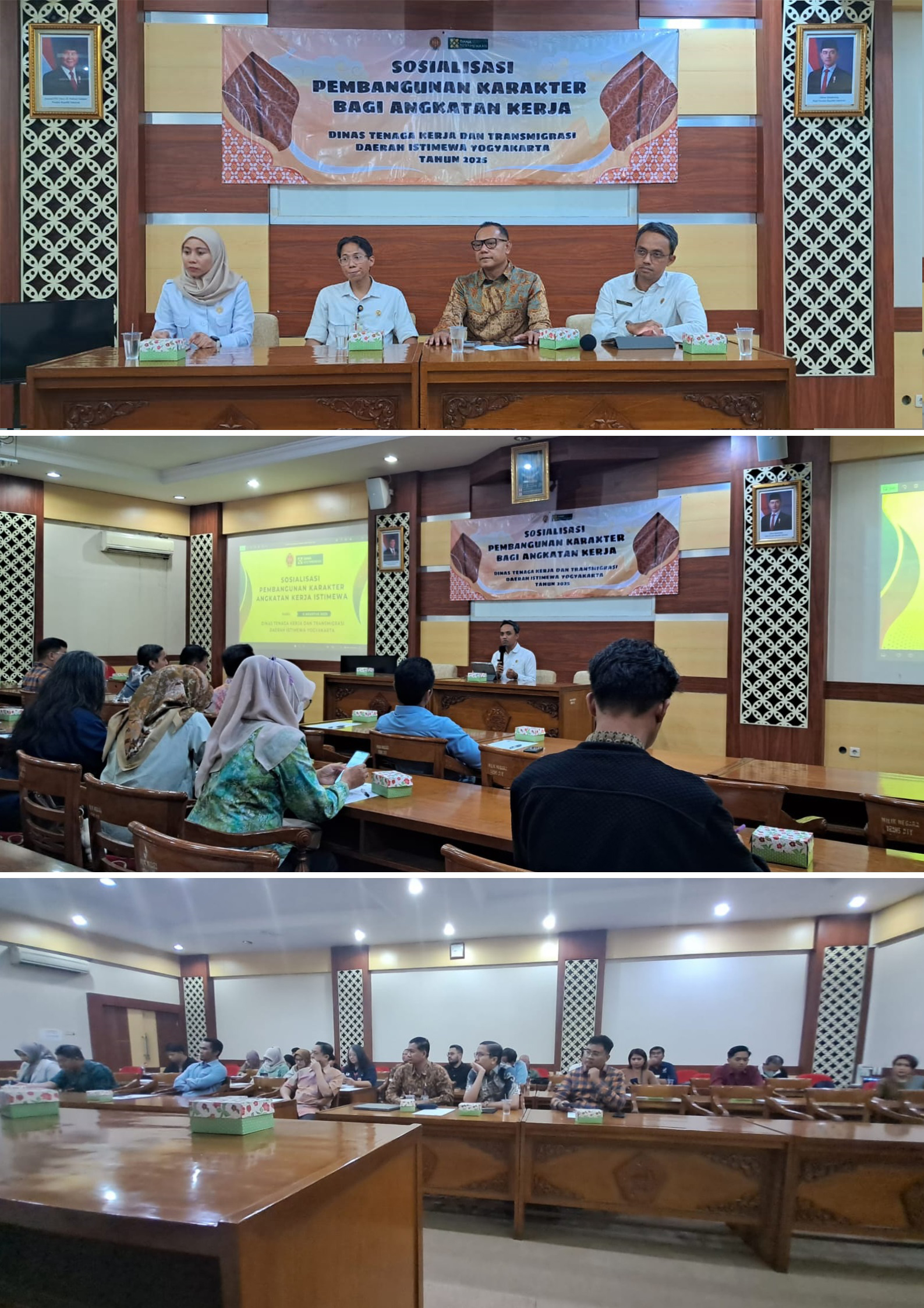 Disnakertrans DIY Gelar Sosialisasi Pembangunan Karakter Angkatan Kerja Istimewa